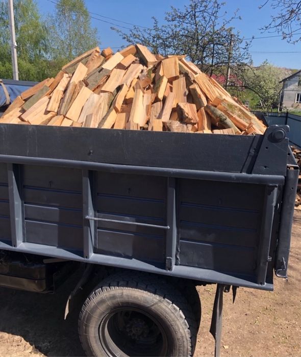 Рубані дрова з доставкою копки метровки бук сухі дуб Львів