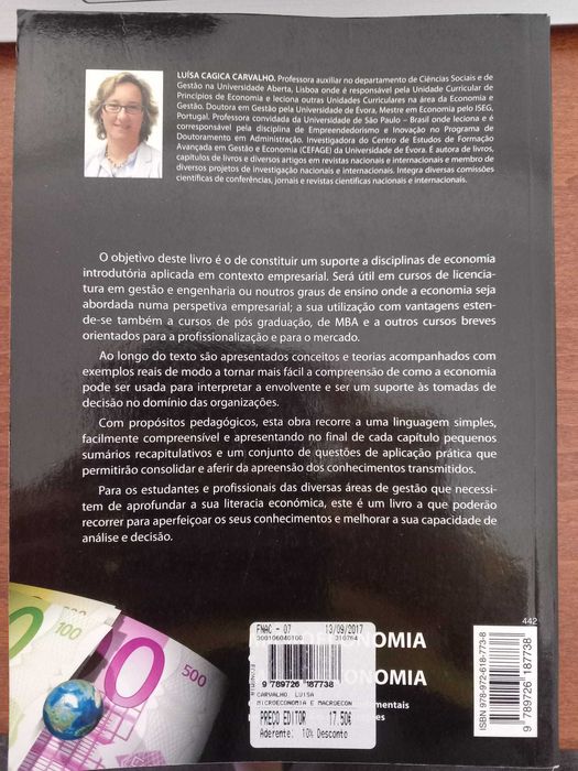 Livro "Microeconomia e Macroeconomia" -  Luísa Carvalho