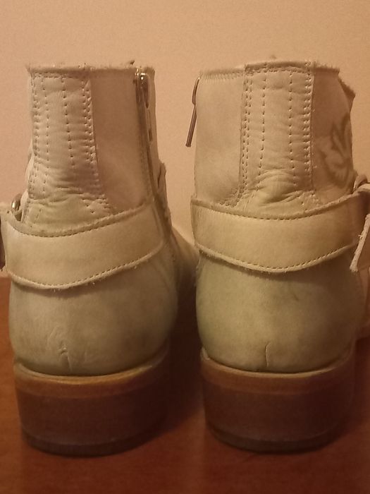 Kozaczki całe skórzane tzw.kowbojki super wygodne rozm.36