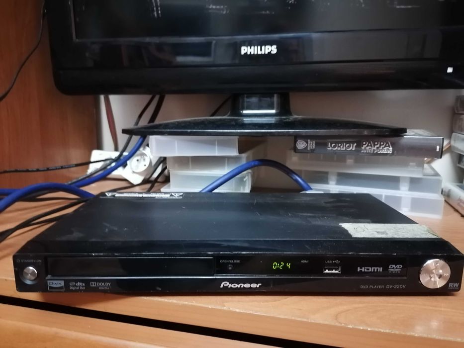 Odtwarzacz CD/DVD Pioneer DV-220V-K HDMI