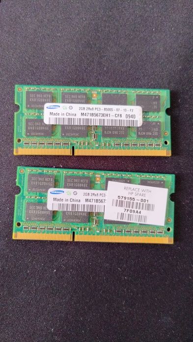 Pamięć RAM Samsung 4GB 2x2GB PC3 8500s