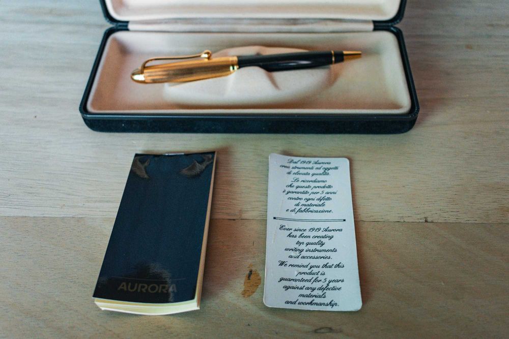 Caneta tinteiro Aurora 88 14k - NEGOCIÁVEL