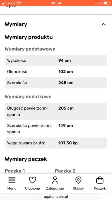 Sofa Diana velluto  z funkcją spania Agata meble