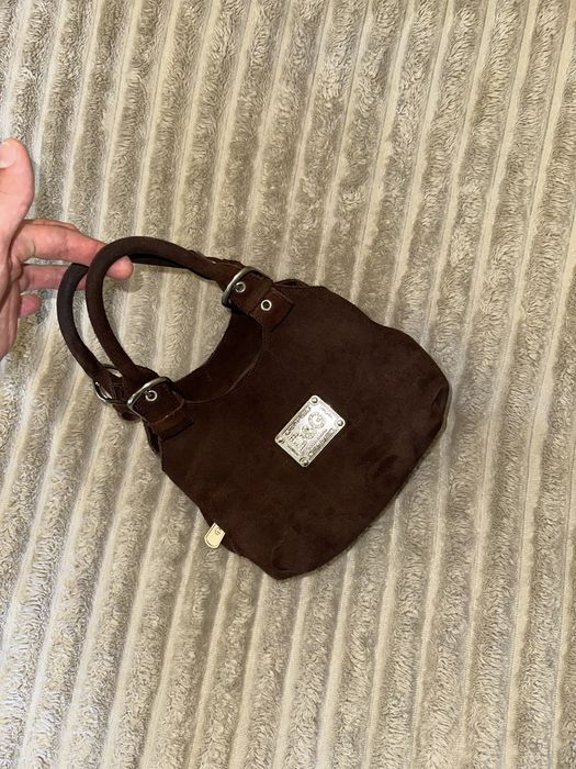Архивная кожанная сумочка dolce gabbana guess из 2000х