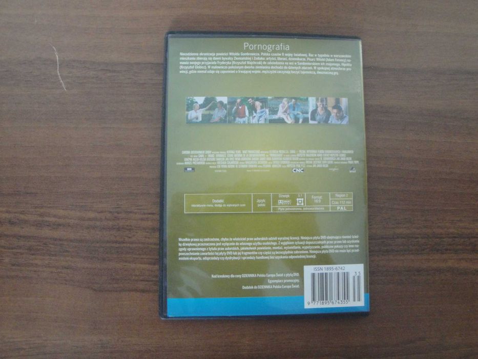 Pornografia film DVD Jan Jakub Kolski