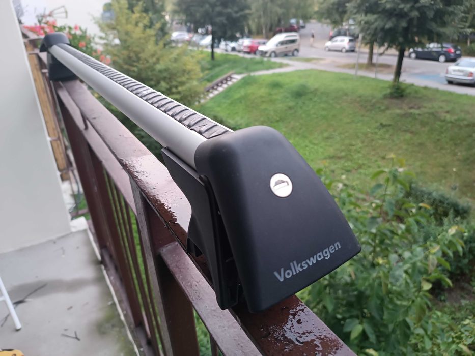 Bagażnik dachowy, oryginalne niemieckie belki VW GOLF VII kombi 2 szt.