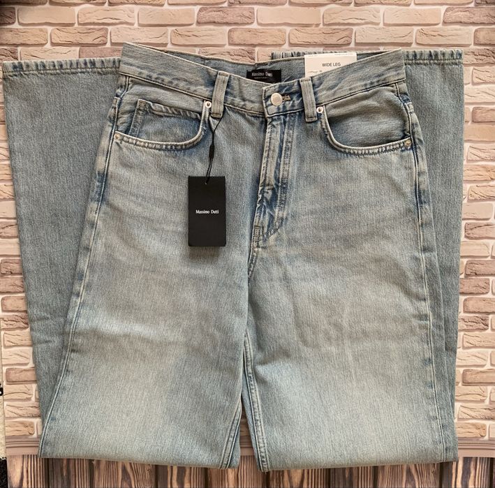 Джинси Massimo Dutti  середньої талії широкої форми