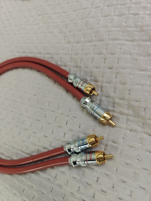 Kable RCA Black Rhodium. Stan bardzo dobry! SOLIDNE