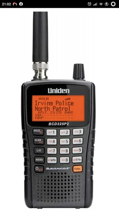 Скануючий приймач, радіосканер "UNIDEN BCD325P2".
