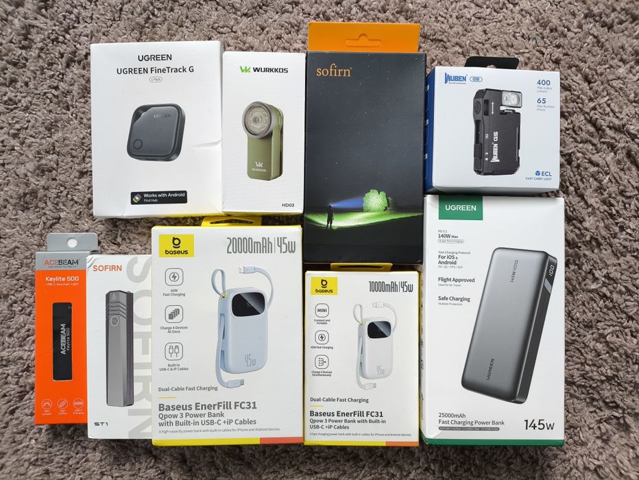 Ліхтарик Sofirn st1,sc18,wuben g5,acebeam keylite 500