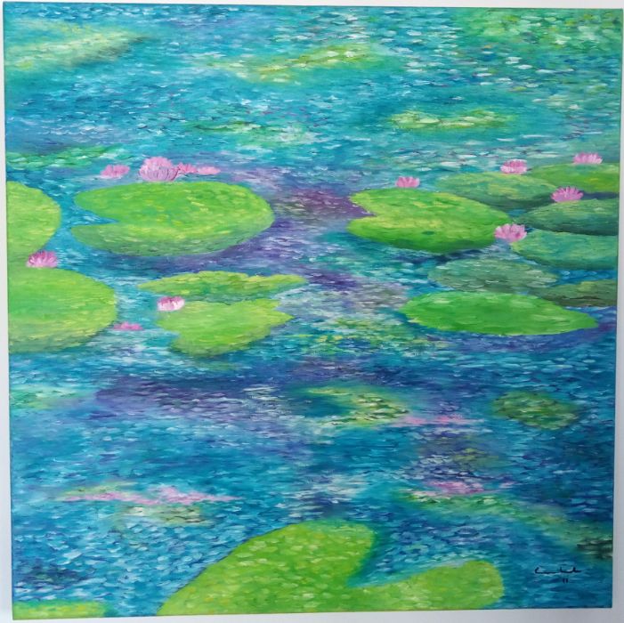 Pintura a óleo sobre tela