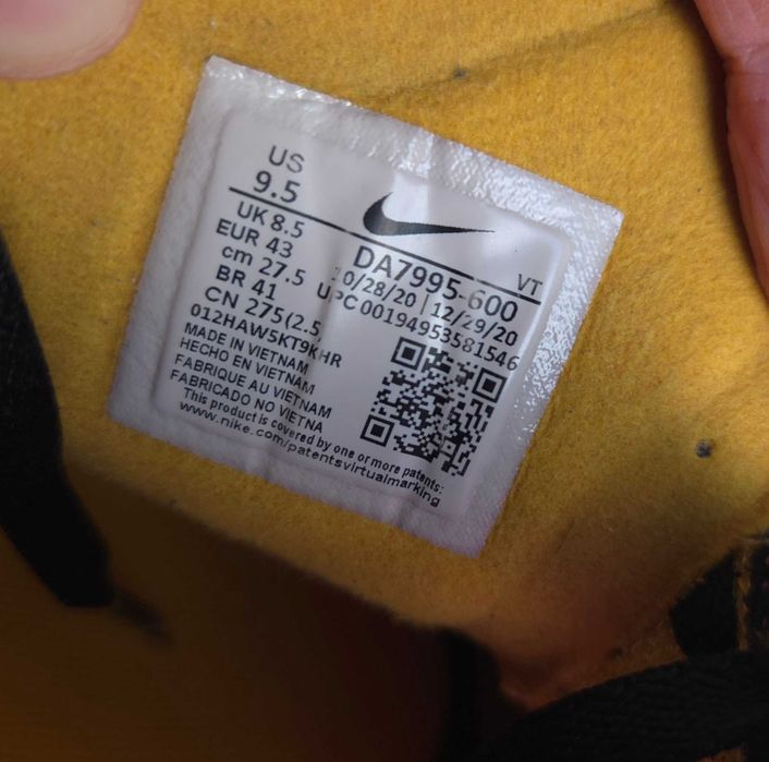 Nike Waffle One кроссовки 43
