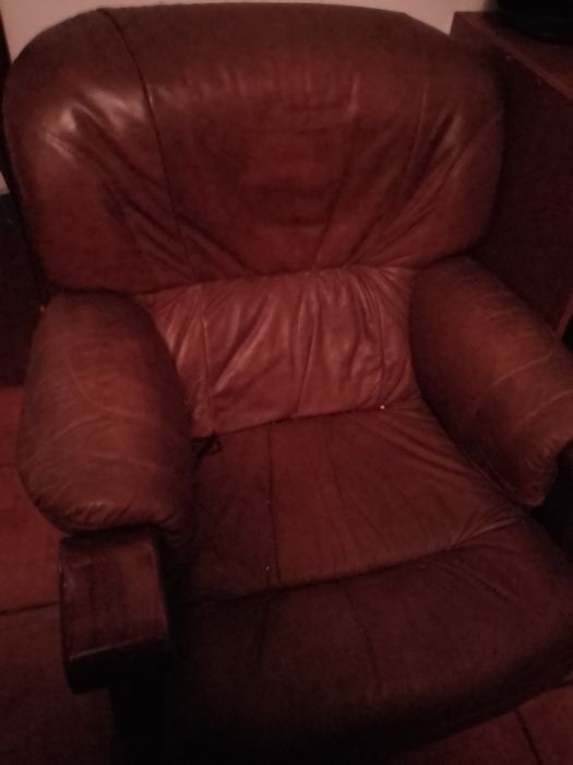 Sofás de sala cabedal