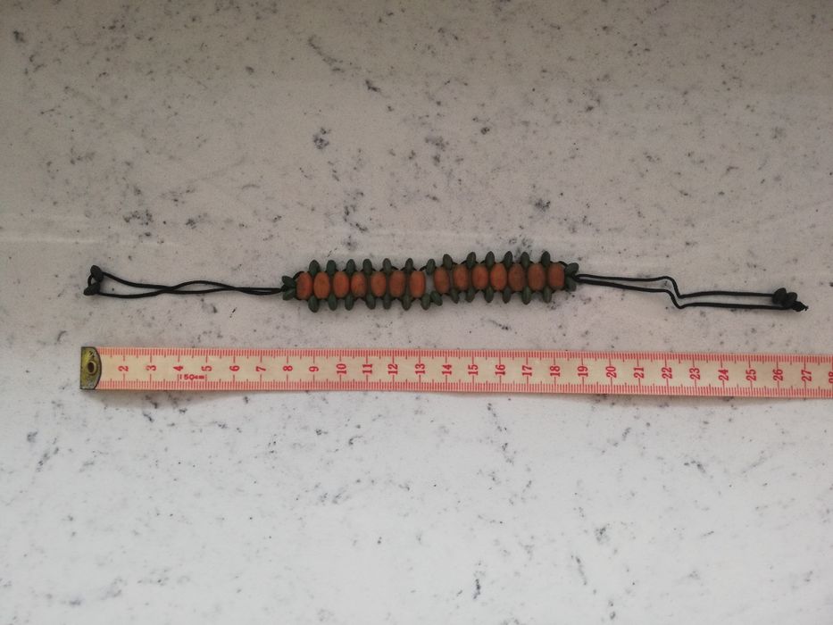 Bransoletka drewniana wiązana