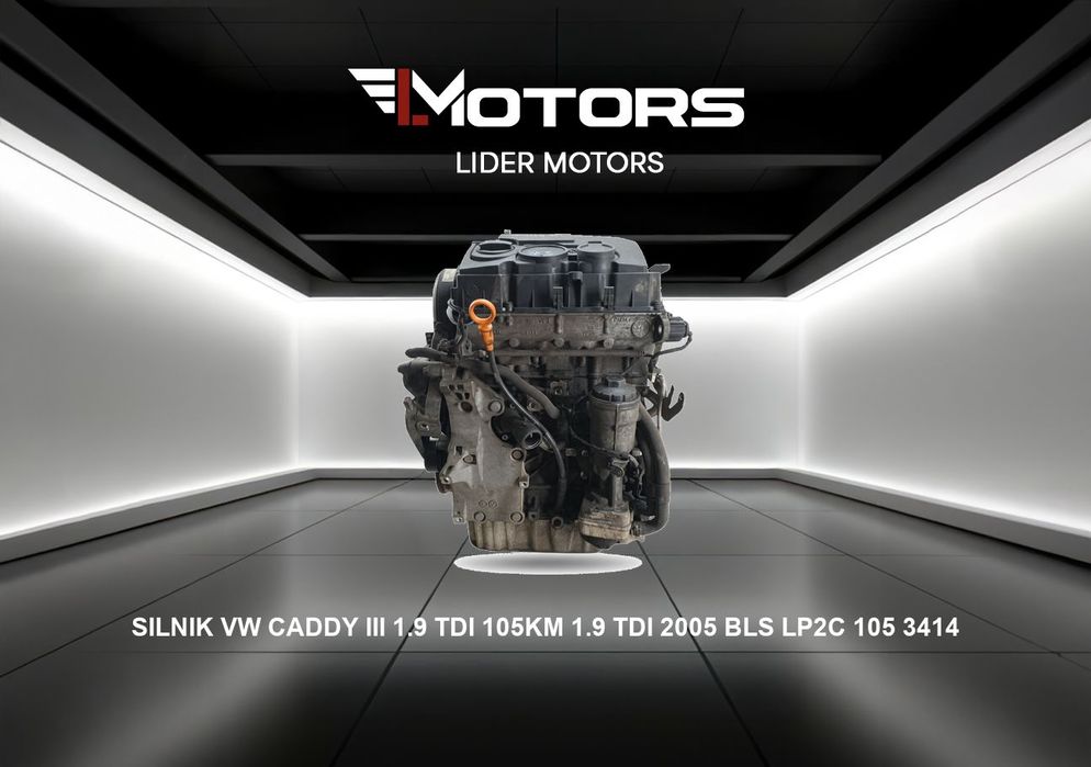 Silnik Vw Caddy Iii 1.9 Tdi 105Km 1.9 Tdi 2005 Bls Lp2C 105 3414