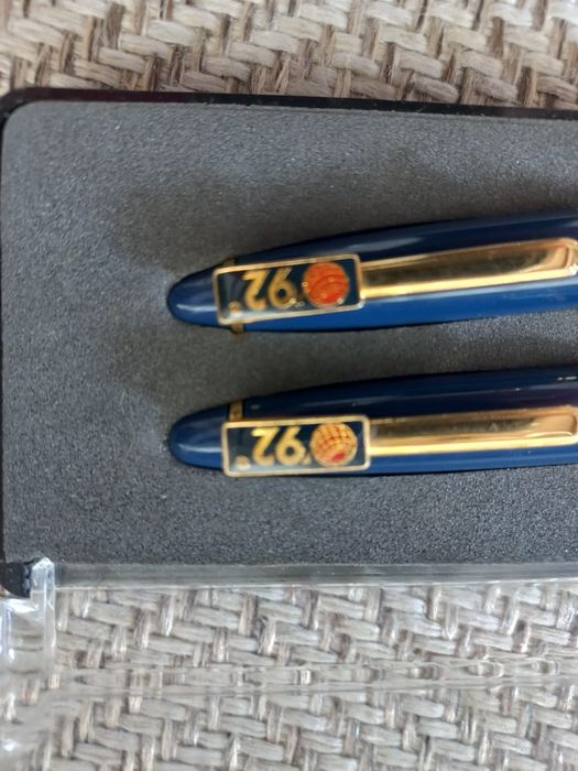 Conjunto canetas expo 92. Novas.
