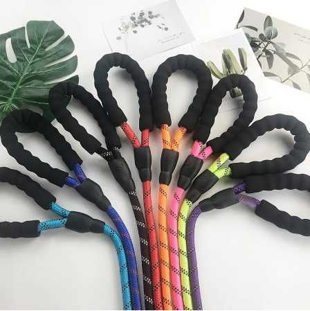 Trela Cão Reflexiva - Conforto, Segurança e Estilo p/o seu 4 patas!