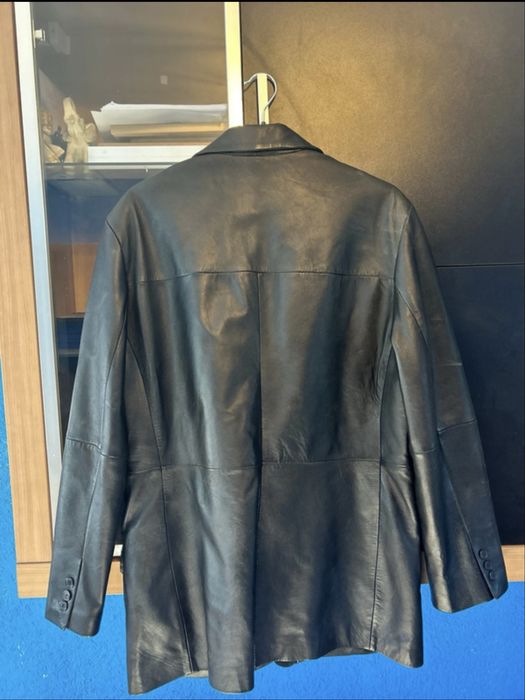 Skóra Męska Czarna