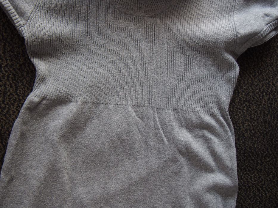 Sweter golf S/M tunika ciążowy