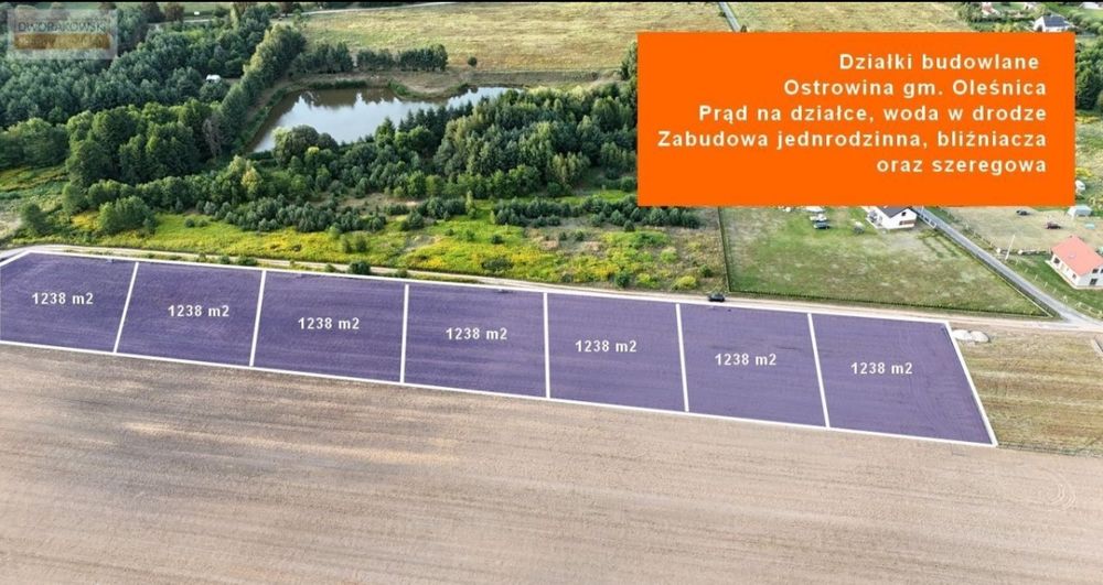 Działka budowlana w Ostrowinie
