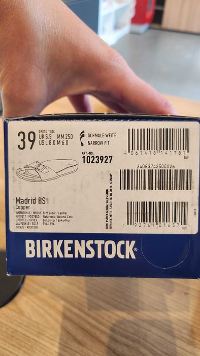 Klapki Birkenstock  Madrid BS r.39
