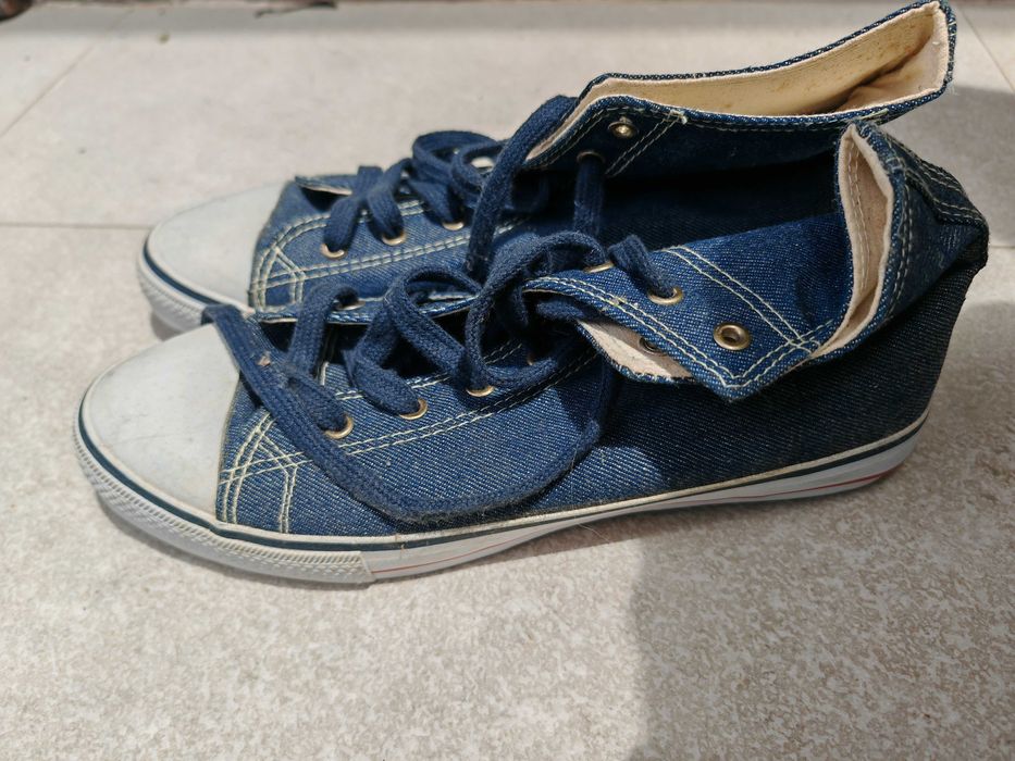 Converse All Star originais ganga azul escura 44