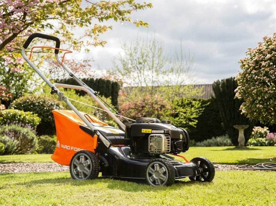 Газонокосарка 40л 40см ‼️ бензинова газонокосарка газонокосилка бензиновая косарка для трави травы сад дача газон збір трави косилка