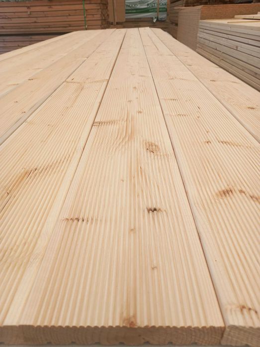 Deska tarasowa świerk Skandynawski 28x146x4,2m/4,5m/4,8m/5,4m