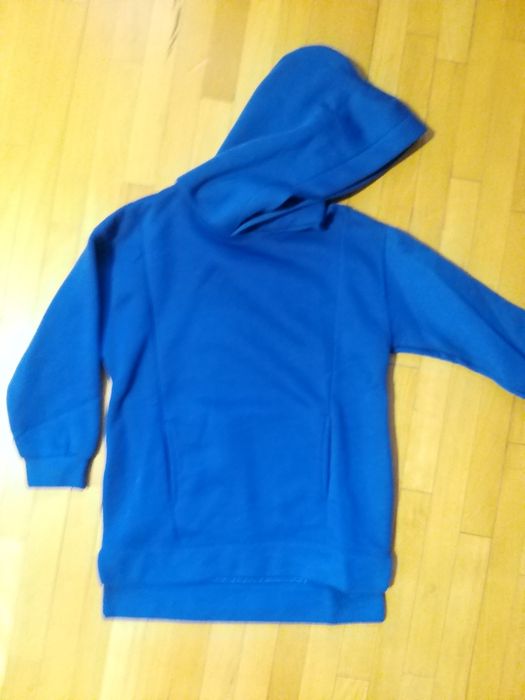 Dluga bluza Zara niebieska GIRL POWER 122/128