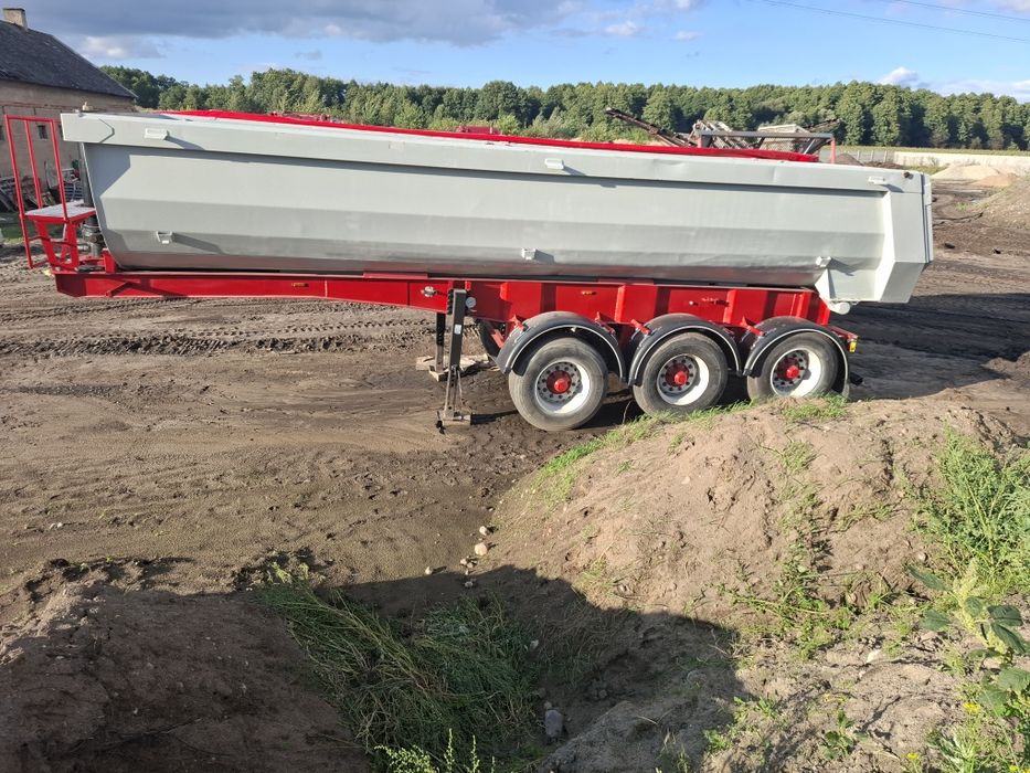 Reisch Stalowa wywrotka 25m3 wanna,  nacsepa