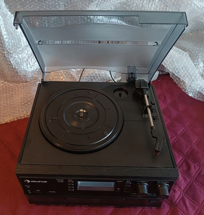 Програвач вінілу, Auna Oakland DAB, BT, FM, USB, CD, SD, TAPE