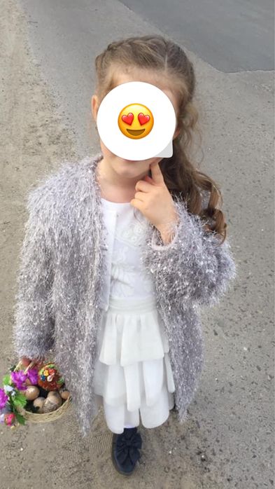 Кардаган на дівчинку