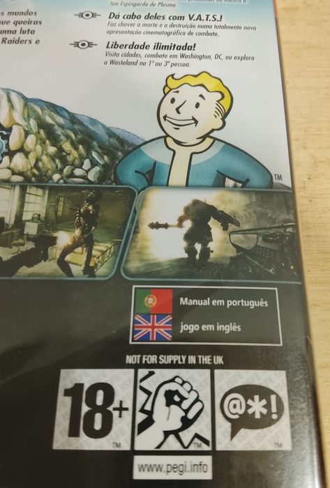 Fallout 3 PS3 - Novo/Selado