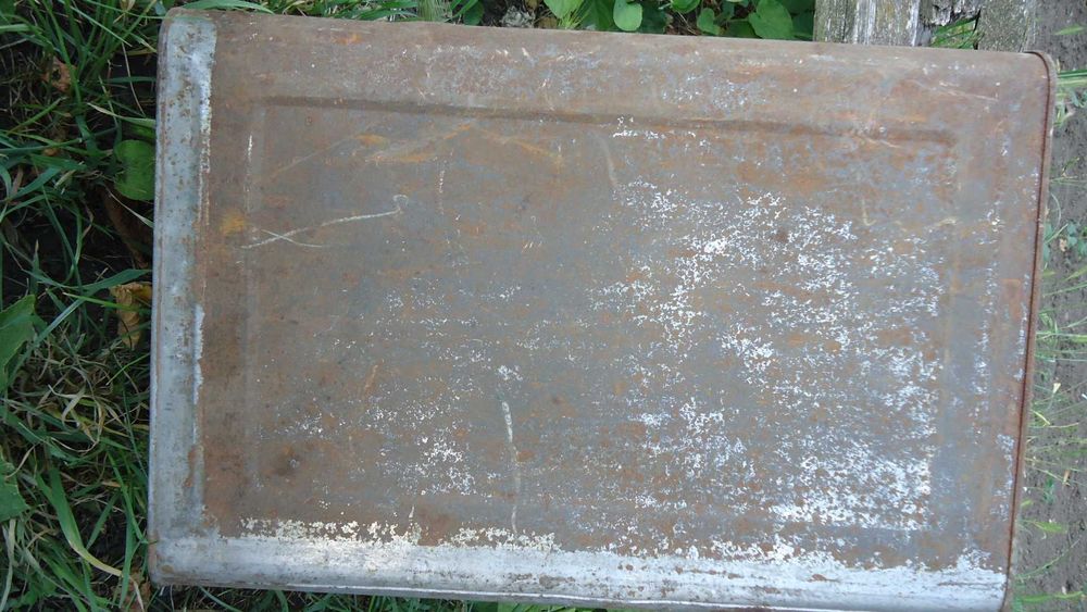 Емкость банка коробка из оцинкованной жести времен СССР входит 16 кг