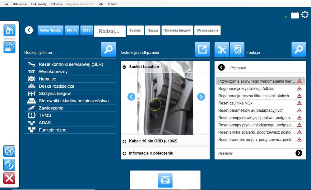 Polski program diagnostyczny do  testerów interfejsów multidiag pro plus do diagnostyka samochodów osobowych dostawczych i ciężarowych