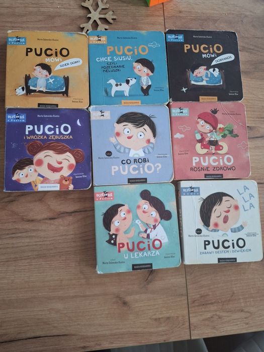 Ksiazki dla dzieci Pucio komplet