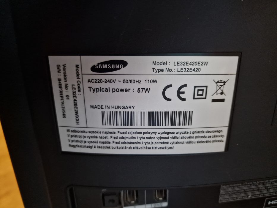 Telewizor Samsung 32 cale HDMI kablówka tania okazja ładny zadbany