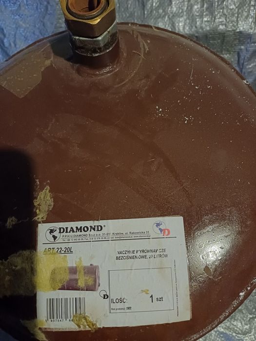 Zbiornik wyrównawczy bezciśnieniowy CO,20l