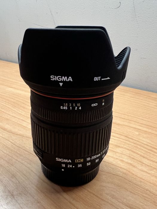 Lente Sigma 18-200mm f/3.5-6.3 DC Macro OS HSM – Nikon
