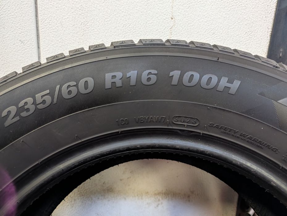 Opony zimowe kumho 235/60r16 23r 6,5mm