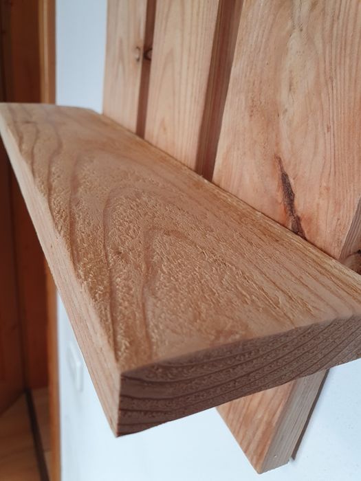 Półka ścienna drewniana, półka z drewna