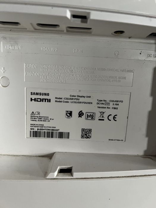 Monitor Samsung c32jg51fdux 31,5”