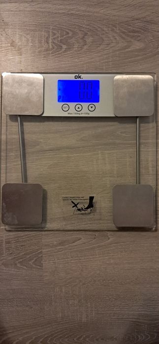 Waga łazienkowa szklana