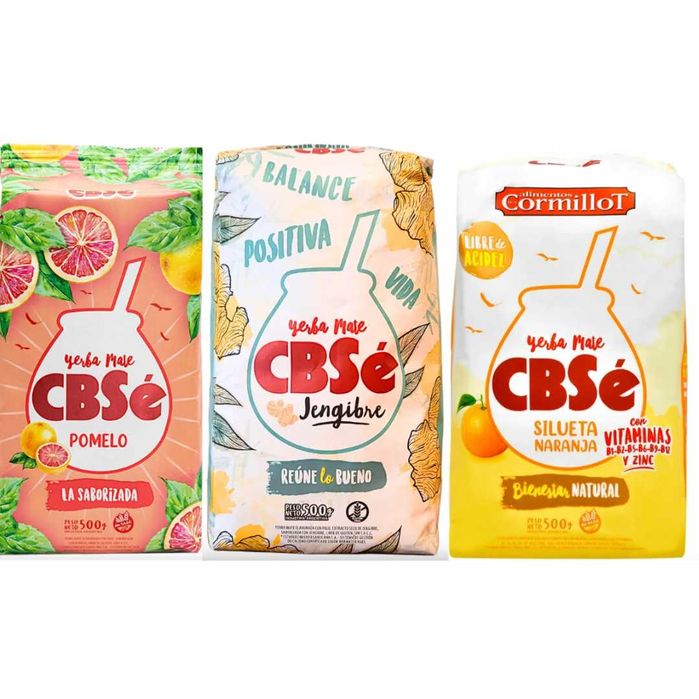 Zestaw Yerba Mate CBSe - 3 x 500g