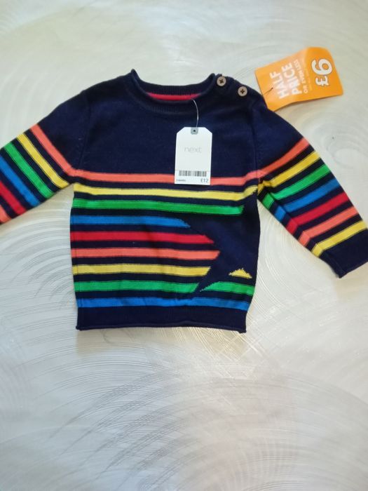 Джемпер для хлопчика фірми next ,на зріст 68 см.