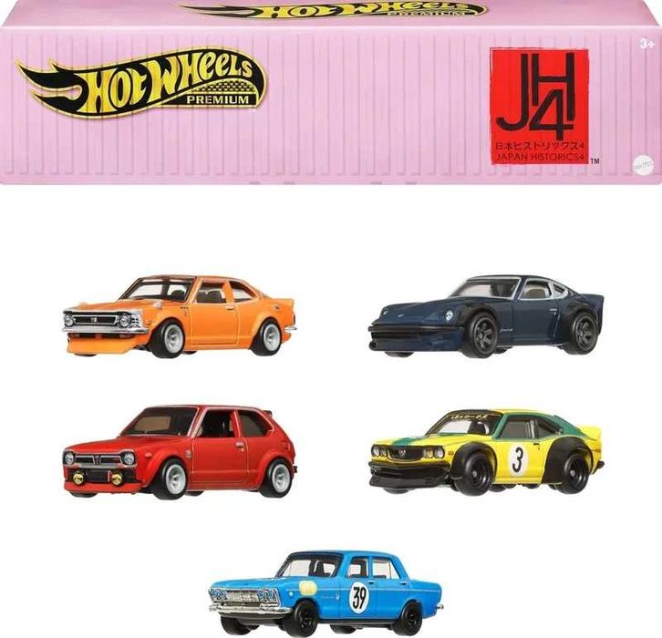 Hot Wheels Car Culture Japan Historics 4 Container Set 5 Pack