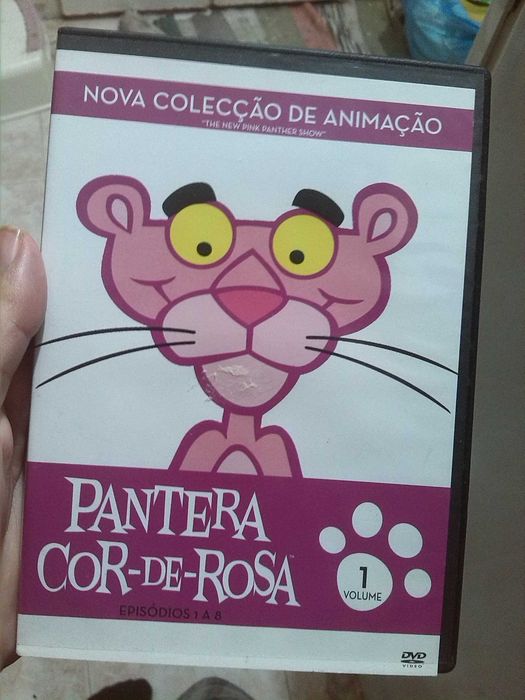 pantera cor de rosa 6 episódios em  dvd - portes grátis