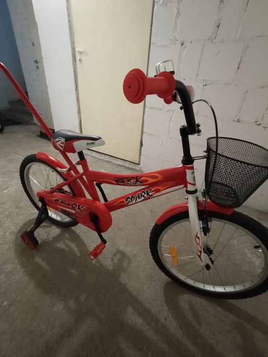 Rowerek model Rock Kids Spark 16", czerwony nowy