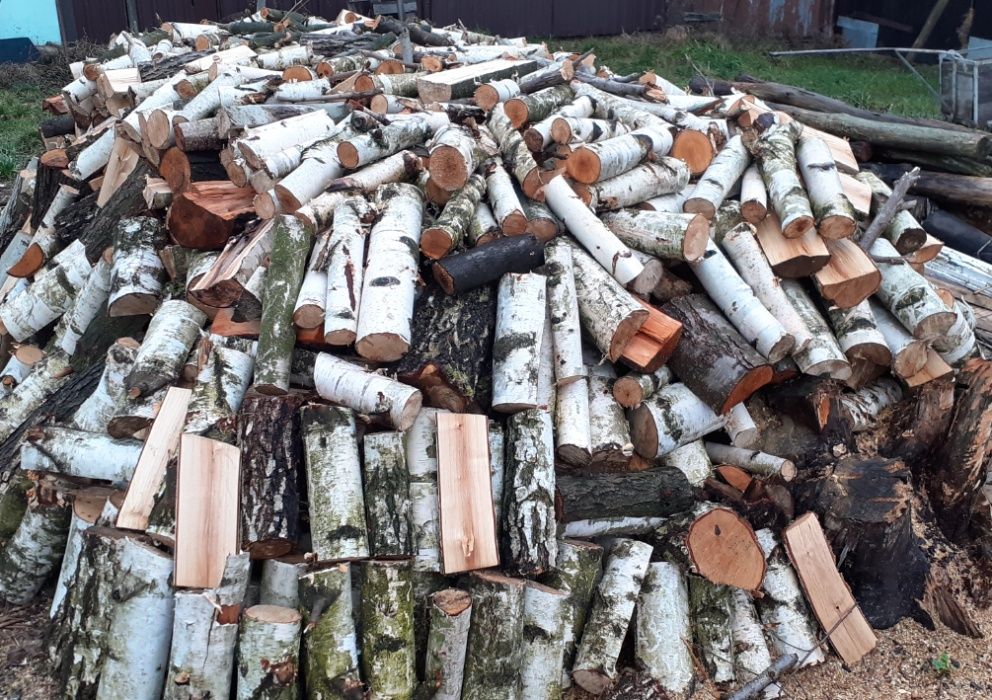 Sprzedam drewno kominkowe - brzoza, dąb, olcha