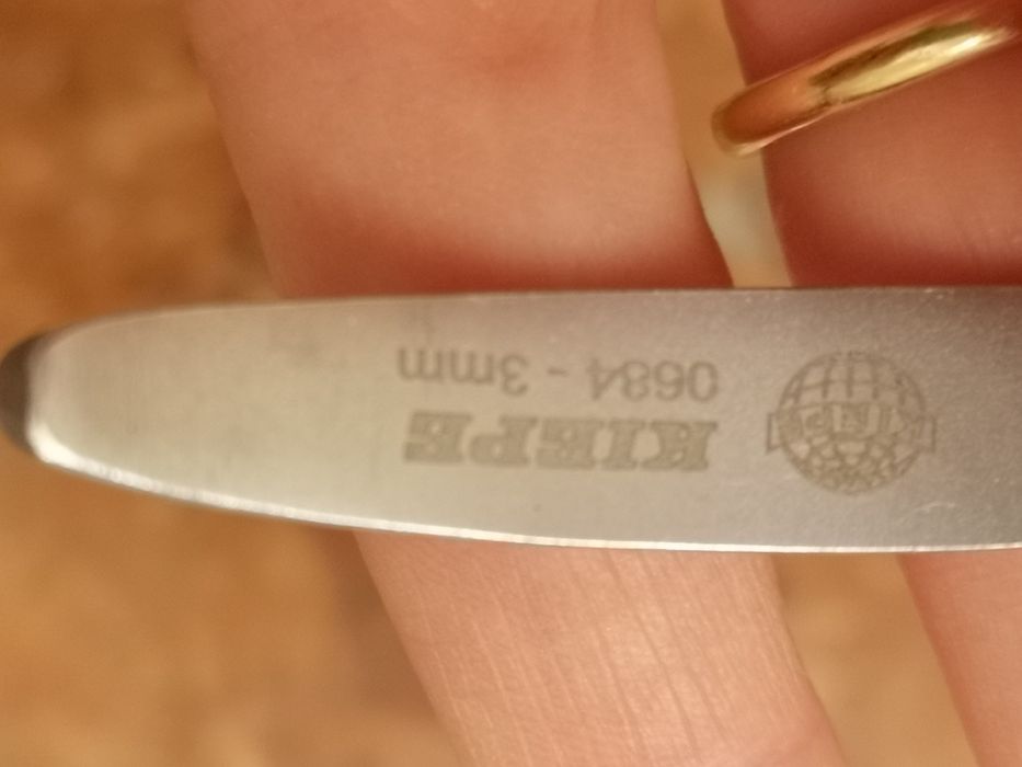 Alicates de cutículas em aço inox Kiepe - preço unitário